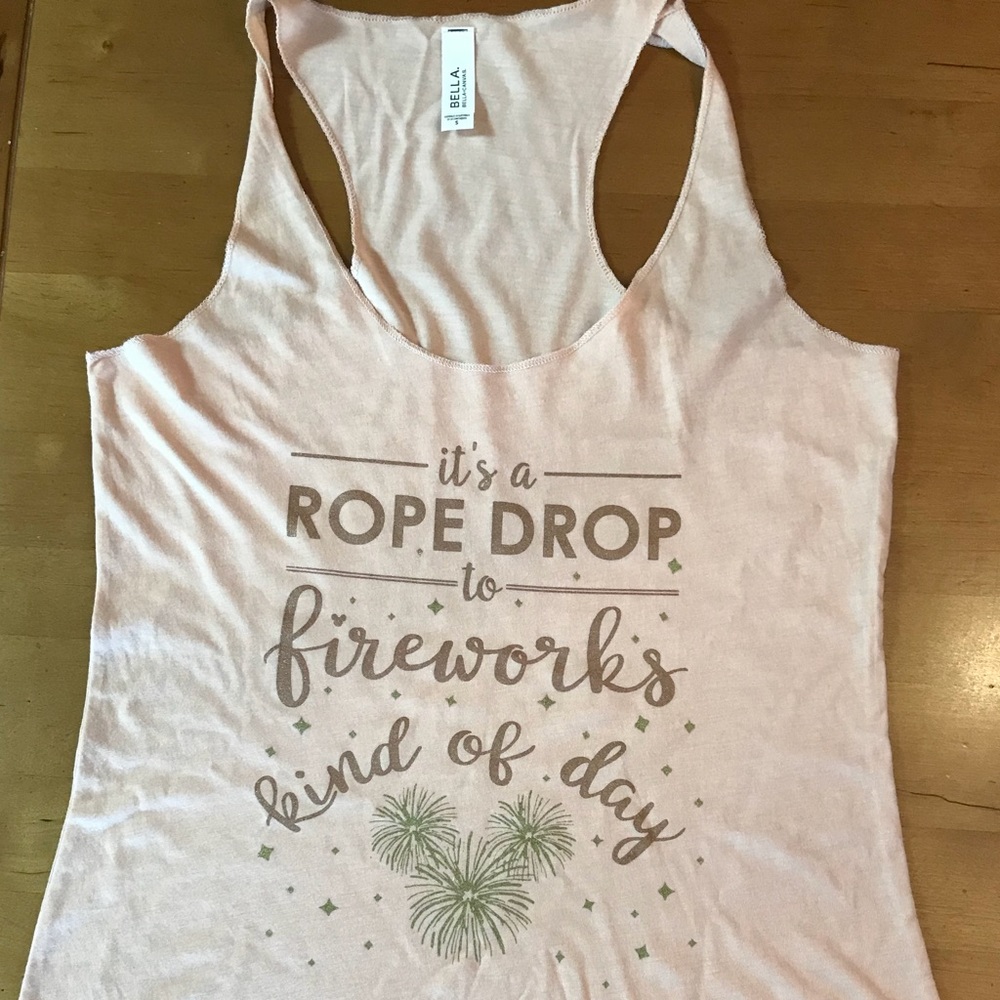 Disney-themed pale pink tank - Small - Never worn